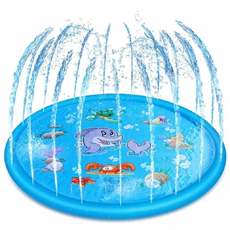 Aspersor de agua fría inflable infantil para jardín y bañera - imagen 4