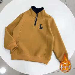 Jersey de invierno acolchado de manga larga para niños