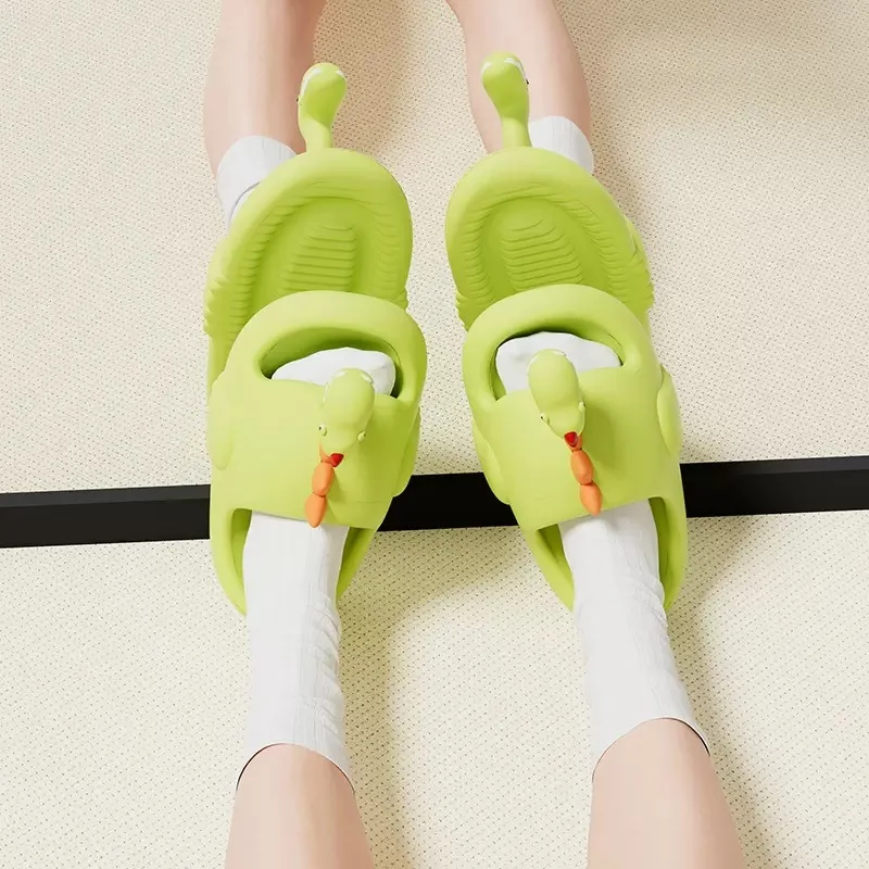 Zapatillas de dinosaurios antideslizantes de verano para casa y calle - imagen 2