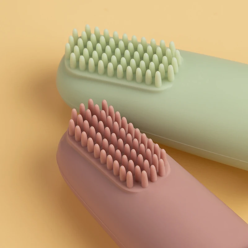 Cepillo de dientes de silicona para bebés y niños – Suave y cómodo - imagen 3