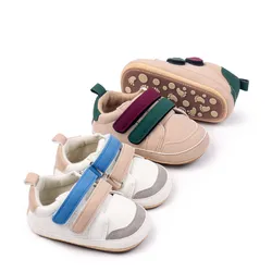 Zapatillas primeros pasos de bebé suela goma suave para primavera-otoño