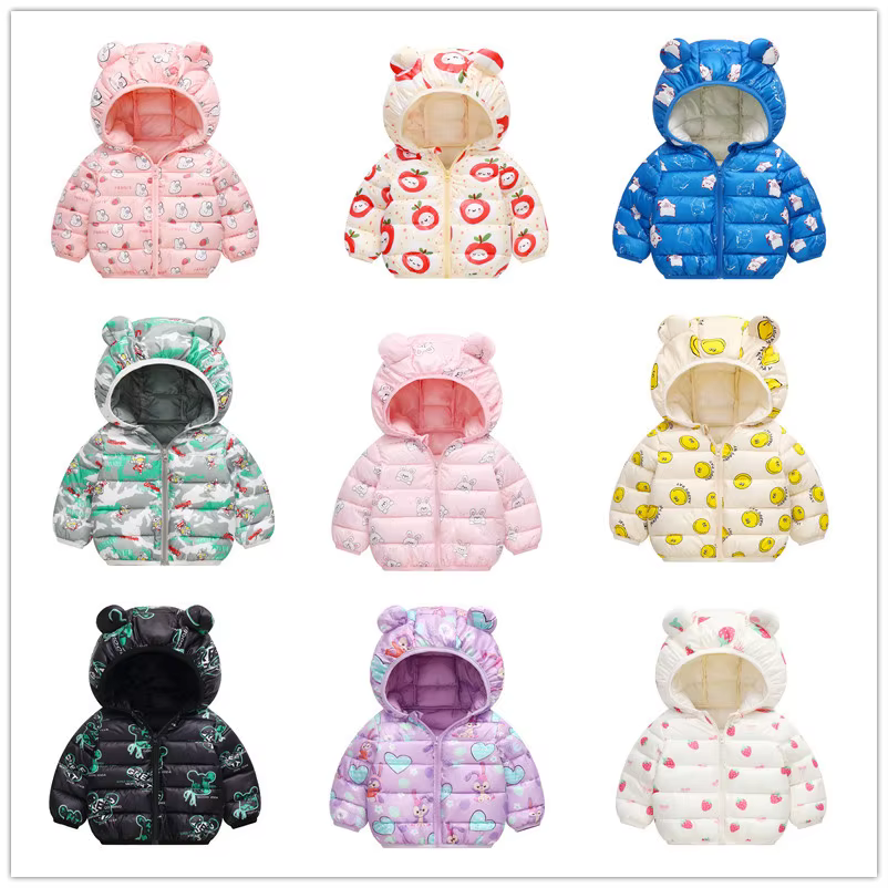 Chaqueta plumón ligera con capucha para bebé - imagen 4