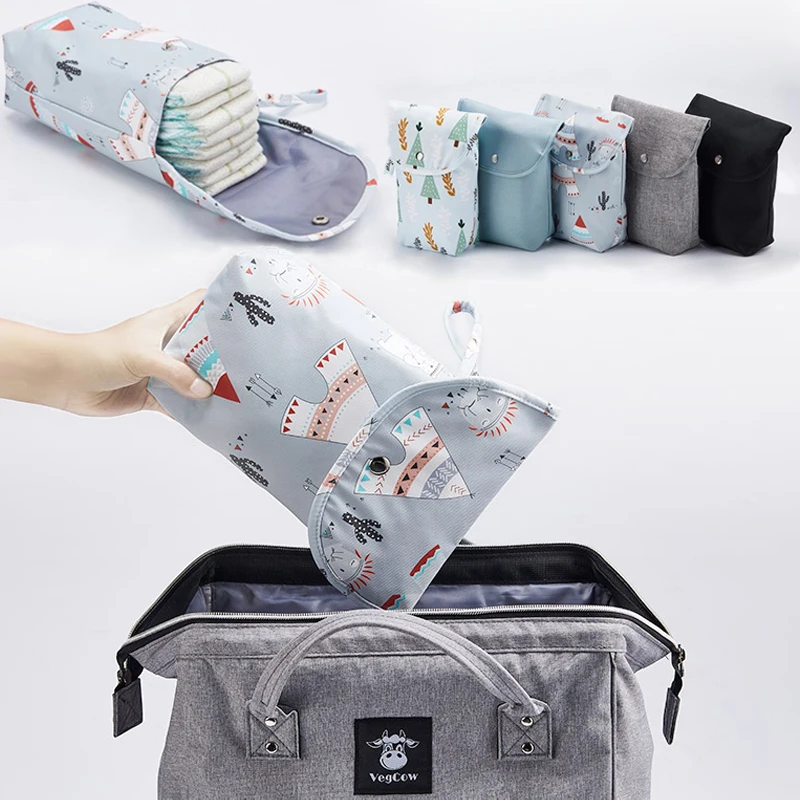 Bolsa de pañales impermeable para bebé - Organizador para cochecito - imagen 3