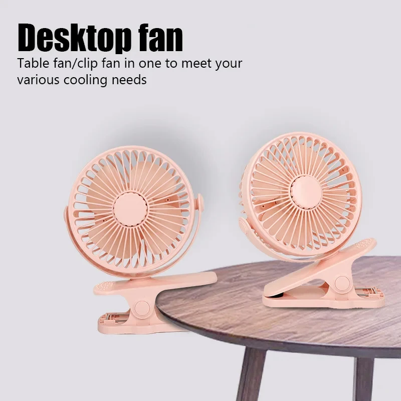 Ventilador de mano USB silencioso para escritorio con aire fresco - imagen 2