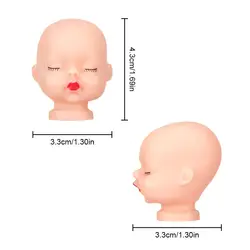 Muñeca bebé durmiente con labios rojos y rosas – Accesorios bricolaje