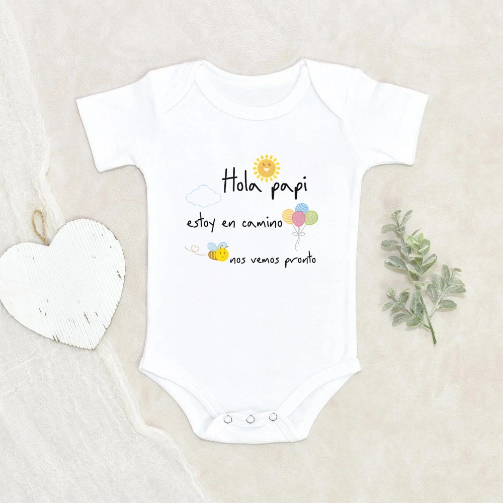 Body estampado para recién nacido – anuncio de embarazo divertido - imagen 5