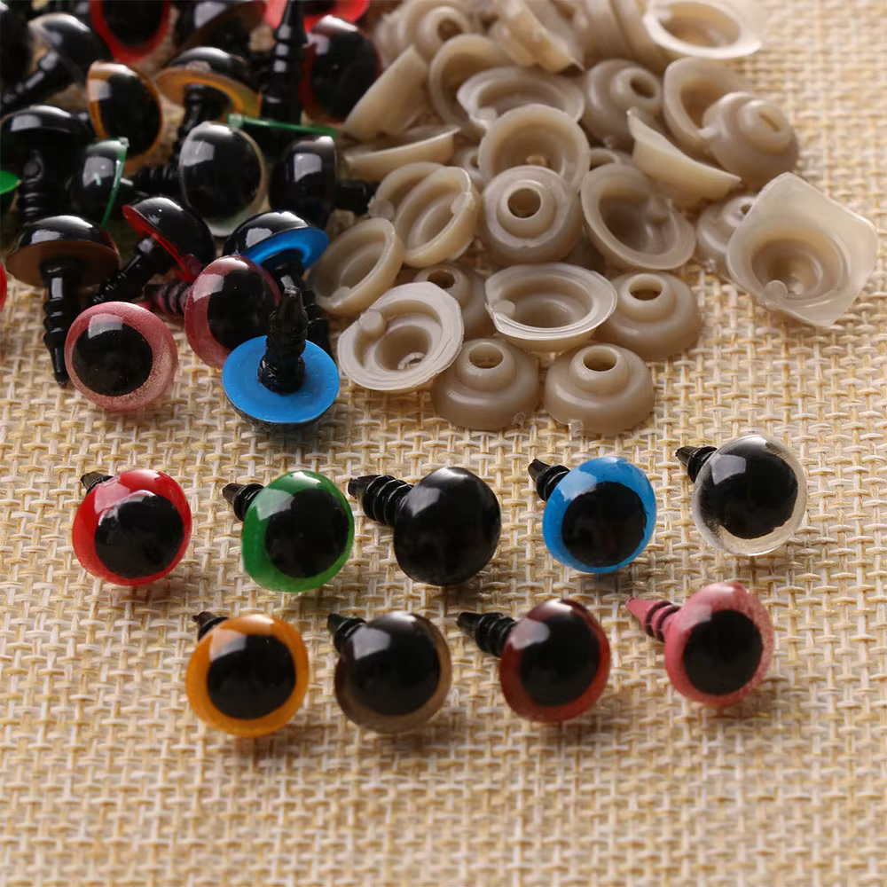 Ojos de seguridad multicolores para amigurumis 8/10/12/14 mm