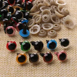 Ojos de seguridad multicolores para amigurumis 8/10/12/14 mm