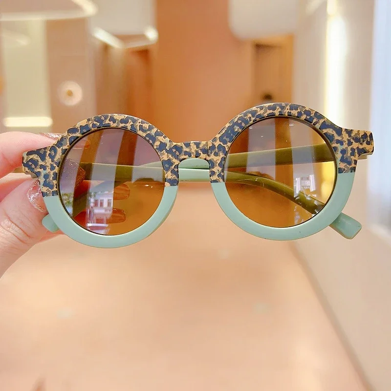 Gafas de sol redondas para niños con oso de dibujos y UV400 - imagen 5