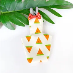 Disfraz de vuelo lavable con estampado floral de frutas