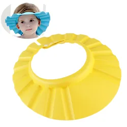 Gorro de baño impermeable para bebé ajustable de EVA ultraligero