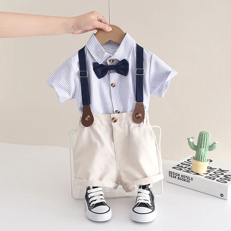 Conjunto de verano bebé con camisa manga corta y pantalones cortos - imagen 4