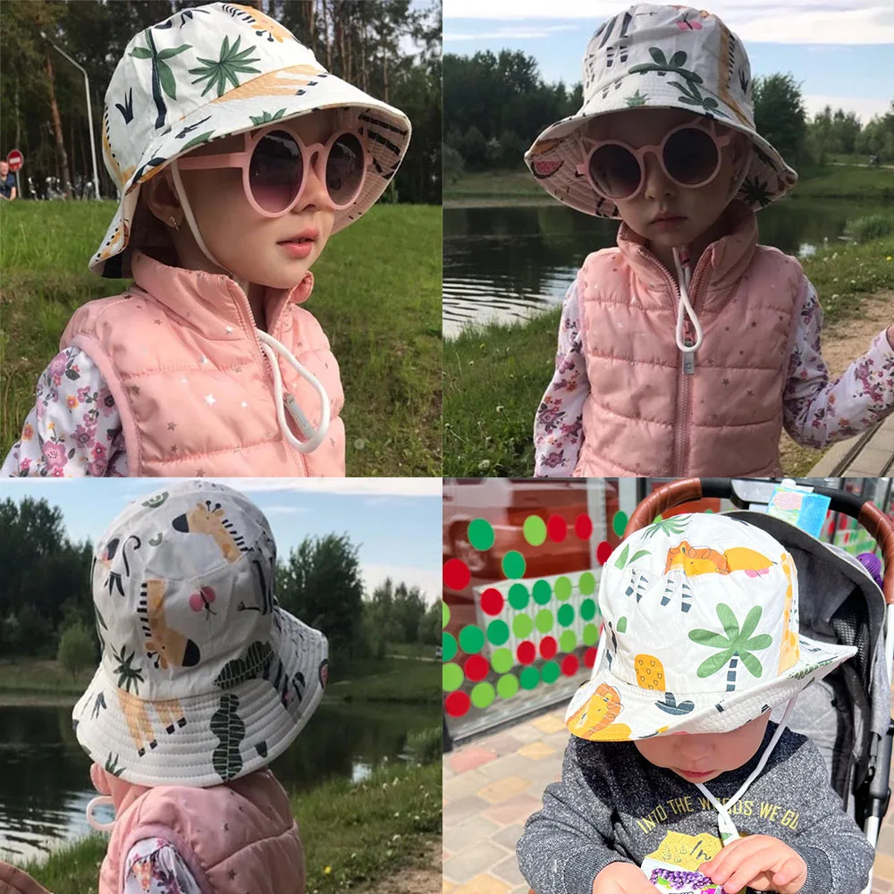 Sombrero cubo UV para bebé niña – Protección solar - imagen 2