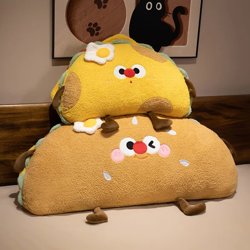 Cojín peluche hot dog para sofá, regalo de cumpleaños para niños