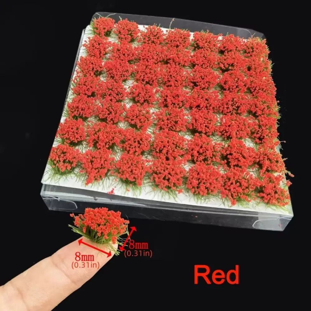 Racimos de flores en miniatura para escenarios ferroviarios