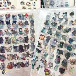 Pegatinas de gatitos vintage estilo tierno para manualidades