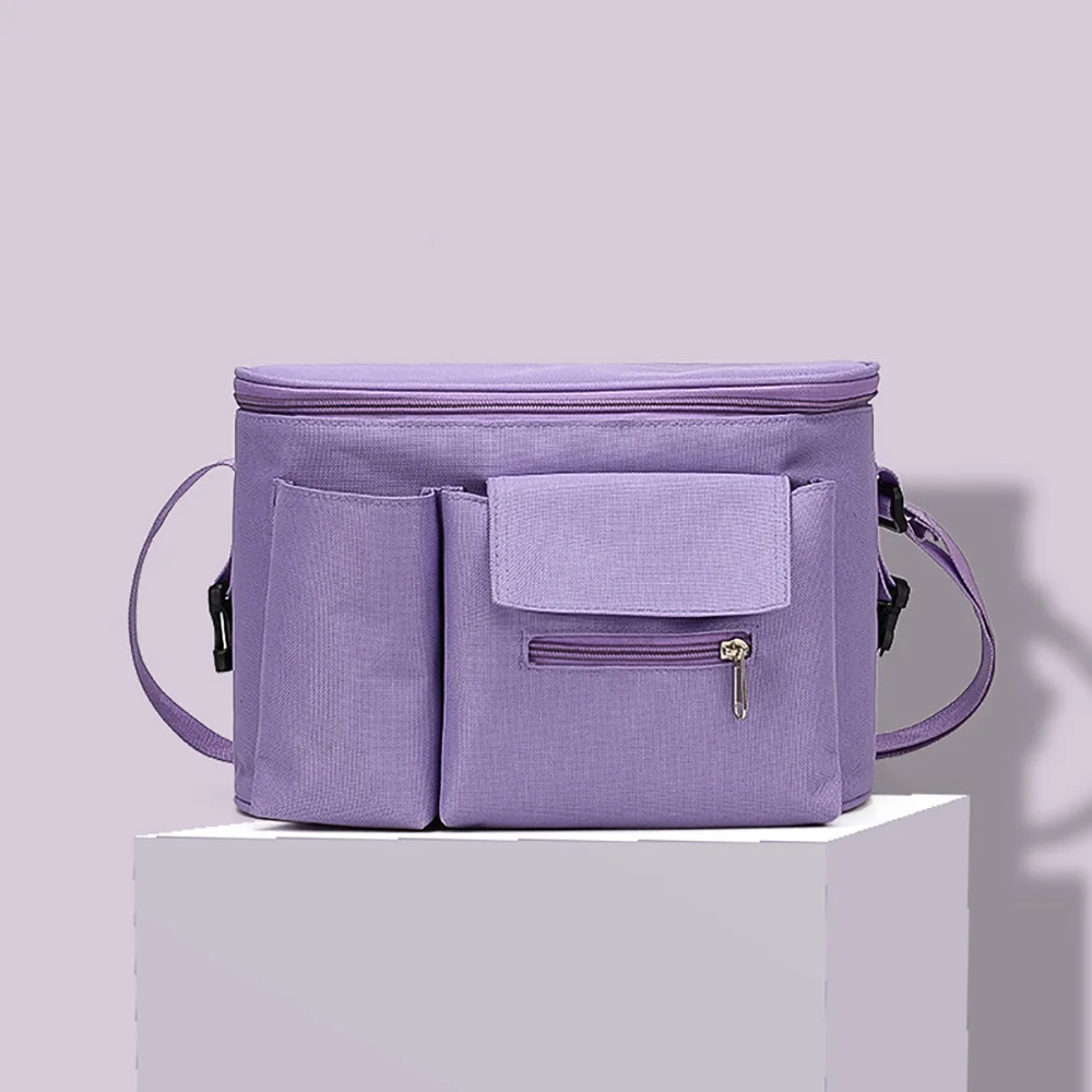 Bolsa de pañales para cochecito con compartimento para biberones - imagen 4