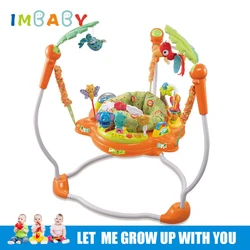 IMBABY Andador bebé multifuncional con música y mecedora tropical