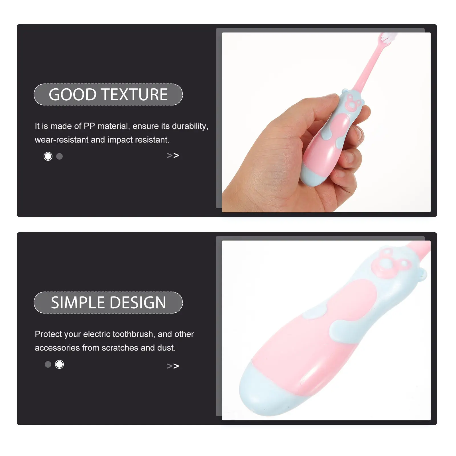 Cepillo de dientes infantil cerdito, cerdas ultrafinas - imagen 2