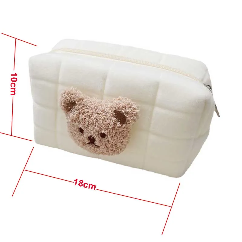 Bolsa de aseo para bebé con oso – Organizador reversible - imagen 3