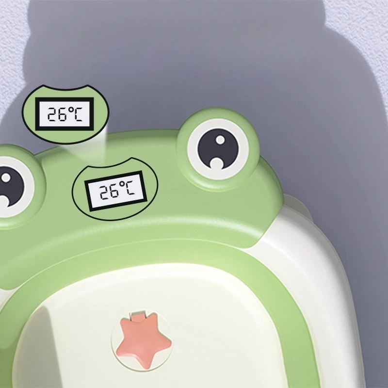 Bañera plegable para bebés con sensor de temperatura inteligente - imagen 2