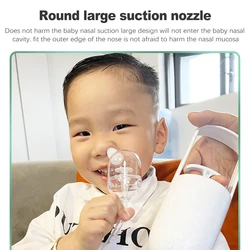 Aspirador nasal de mano para bebé con succión suave