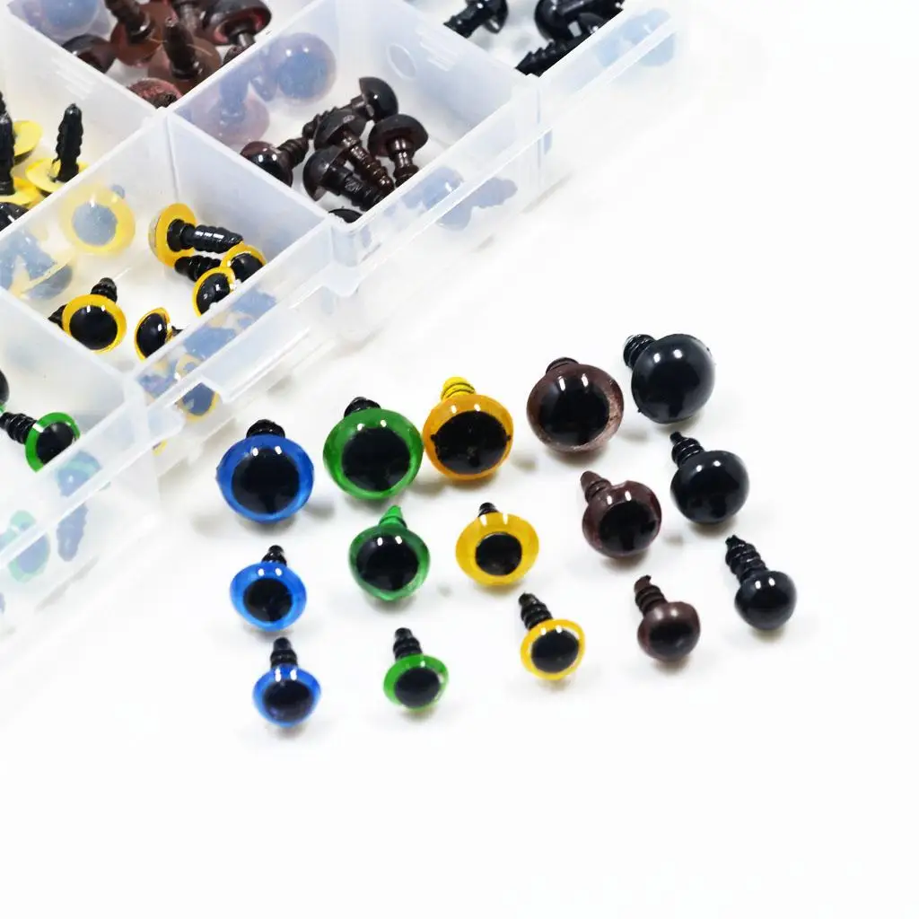 Ojos de seguridad plástico multicolor para manualidades - imagen 4