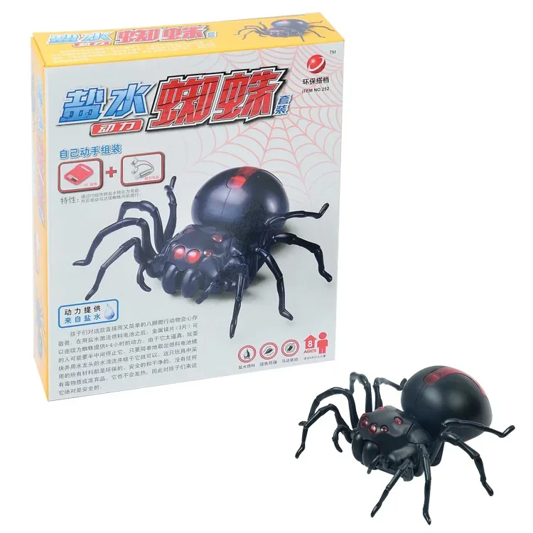 Kit educativo hazlo tú mismo de araña caminante alimentada por sal - imagen 3