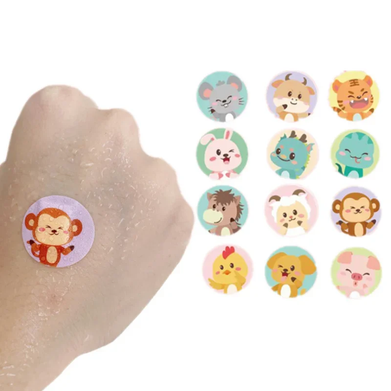Tiritas redondas infantiles con dibujos
