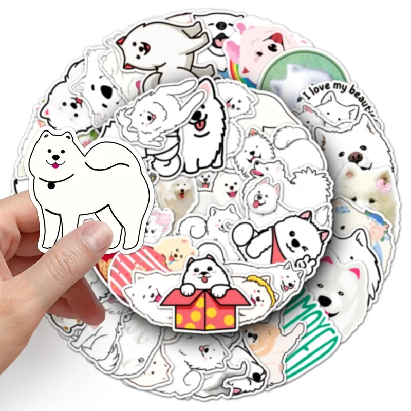 Pegatinas infantiles de perros para manualidades y álbumes de recortes