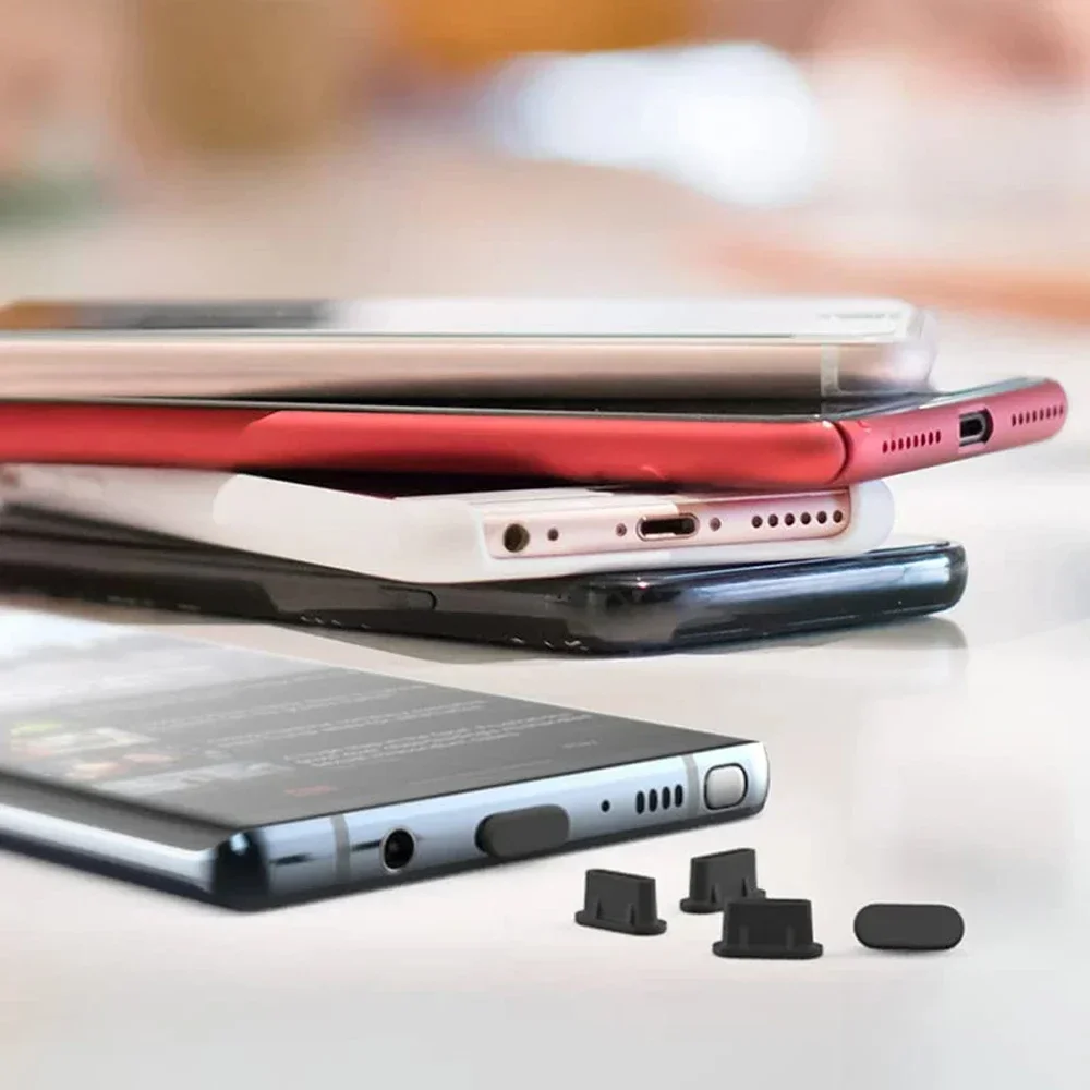 Tapa antipolvo USB-C en silicona para puerto de carga - imagen 3
