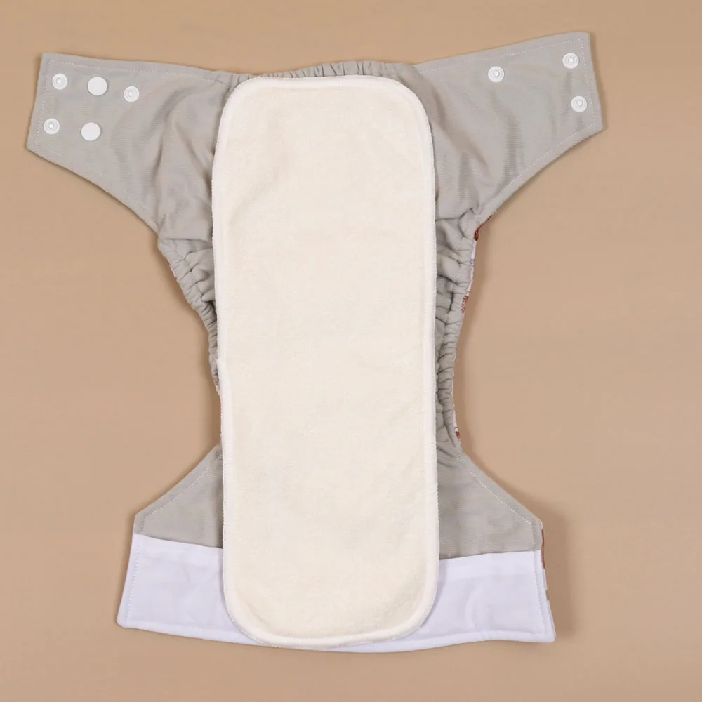 Forros lavables de bambú para pañales – 4 capas - imagen 3