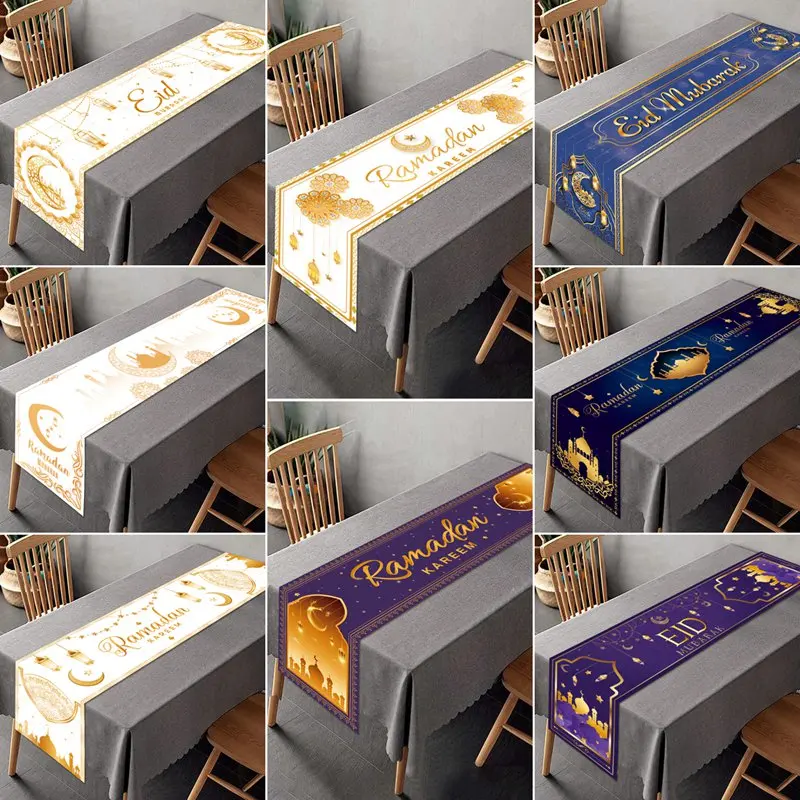 Camino de mesa con diseño de Eid