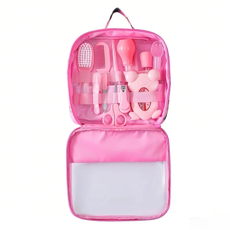 Kit de cuidado del bebé para uñas y cabello, portátil con bolsa - imagen 5