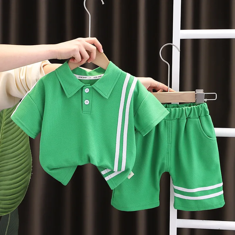 Conjunto verano bebé: camiseta y shorts - Estilo sport - imagen 5