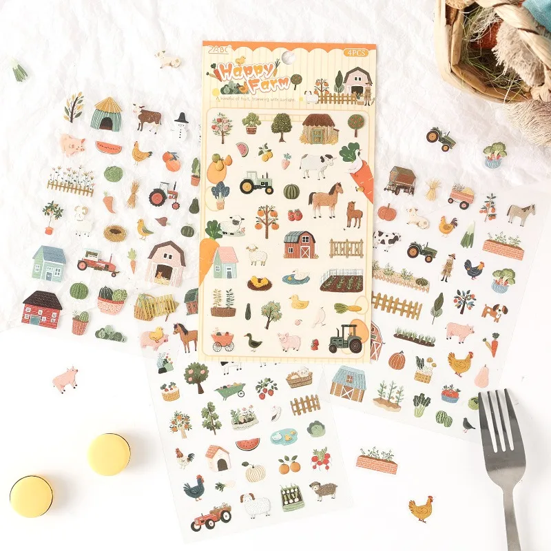 Pegatinas vintage decorativas para manualidades y álbum infantil - imagen 5