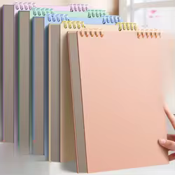 Cuaderno espiral grueso con cubierta PP y páginas de líneas para clase