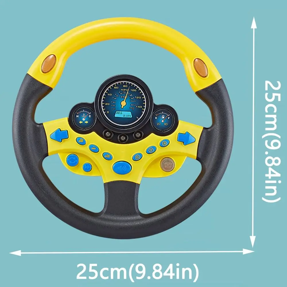 Volante de juguete para coche con luz y sonido giratorios - imagen 5