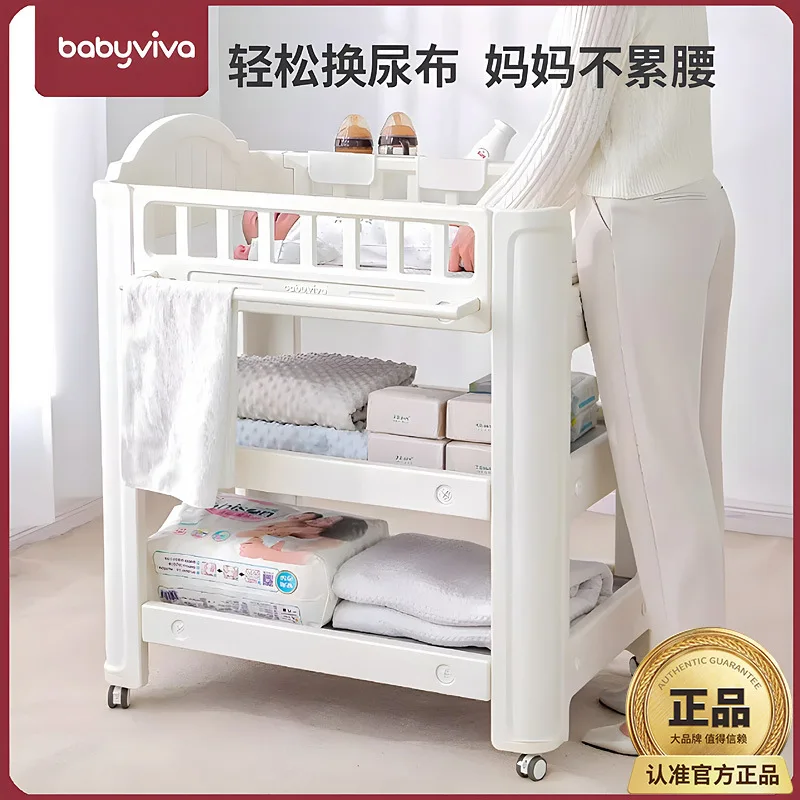 Cambiador infantil con cajones – Mesa para cambiar pañales - imagen 3