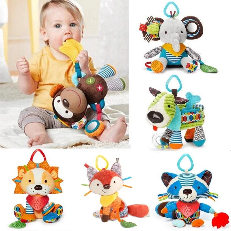 Sonajero de peluche para bebés