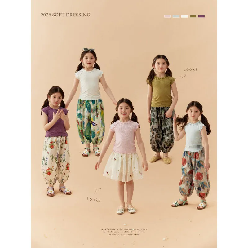 Camiseta de verano infantil transpirable de color liso para niños - imagen 3