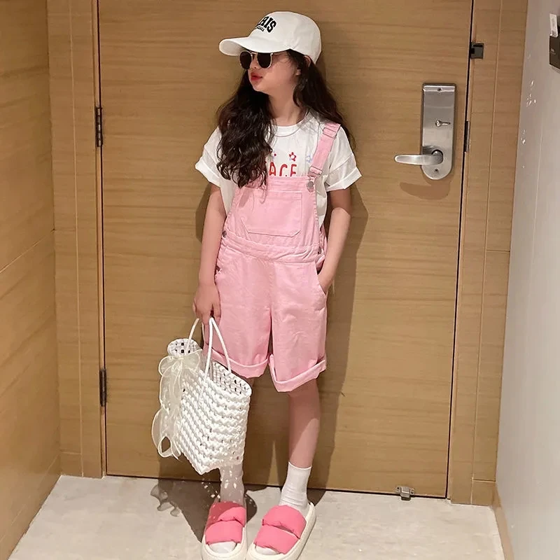 Mono de verano para niña – Algodón suave absorbente con tirantes - imagen 3