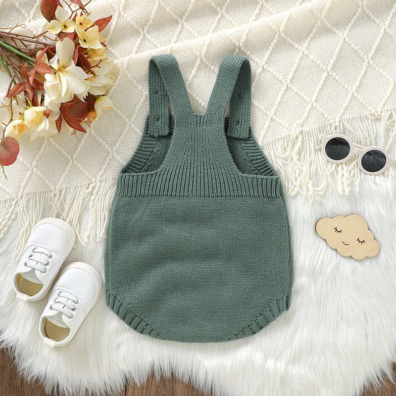 Mono body verde sin mangas para bebé recién nacido 0-18 meses - imagen 2