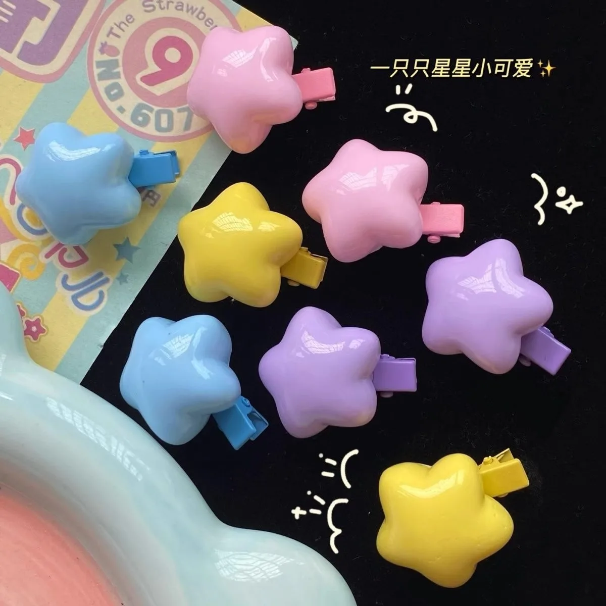 Clips para el pelo con flequillo y estilo dulce para niñas - imagen 3