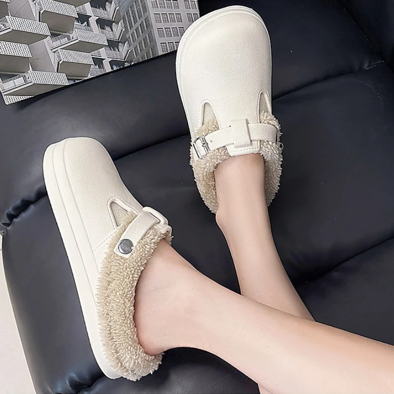 Zapatillas de estar en casa impermeables de EVA para invierno - imagen 4