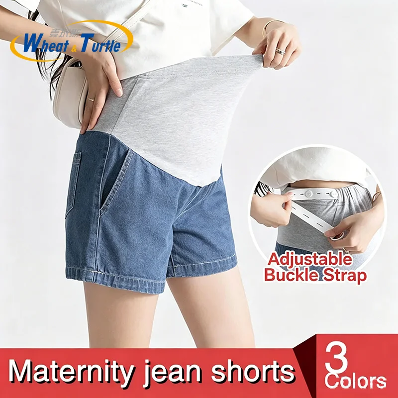 Pantalones vaqueros cortos maternity – Cómodos y frescos