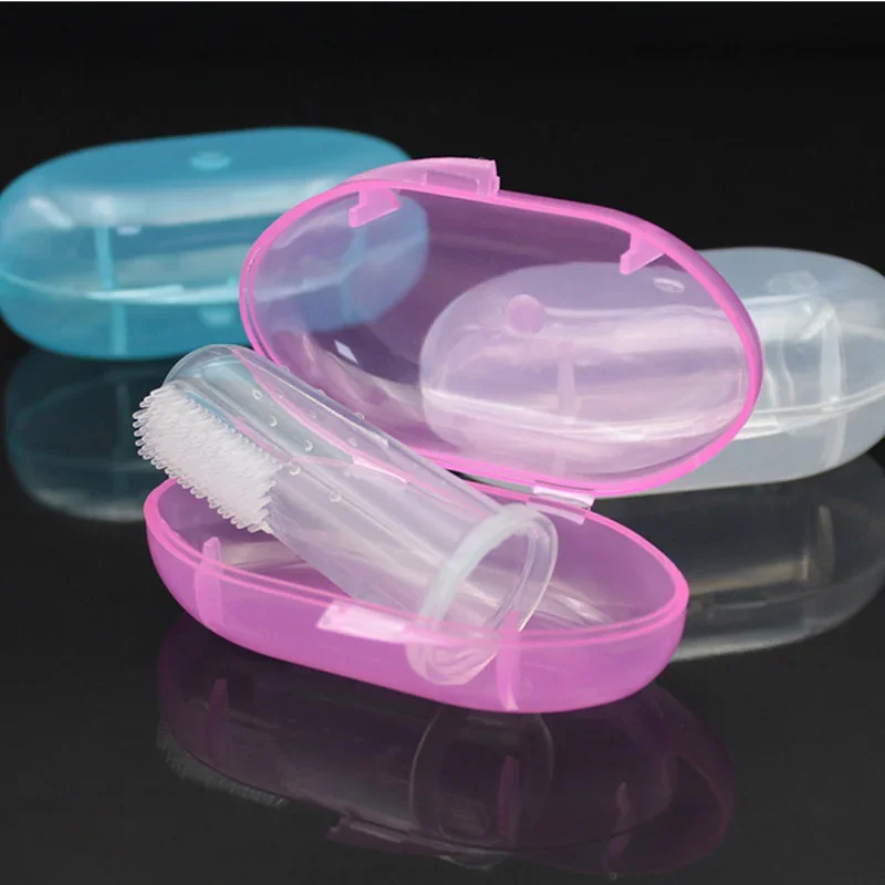 Cepillo dedo silicona bebé para higiene dental infantil - imagen 3