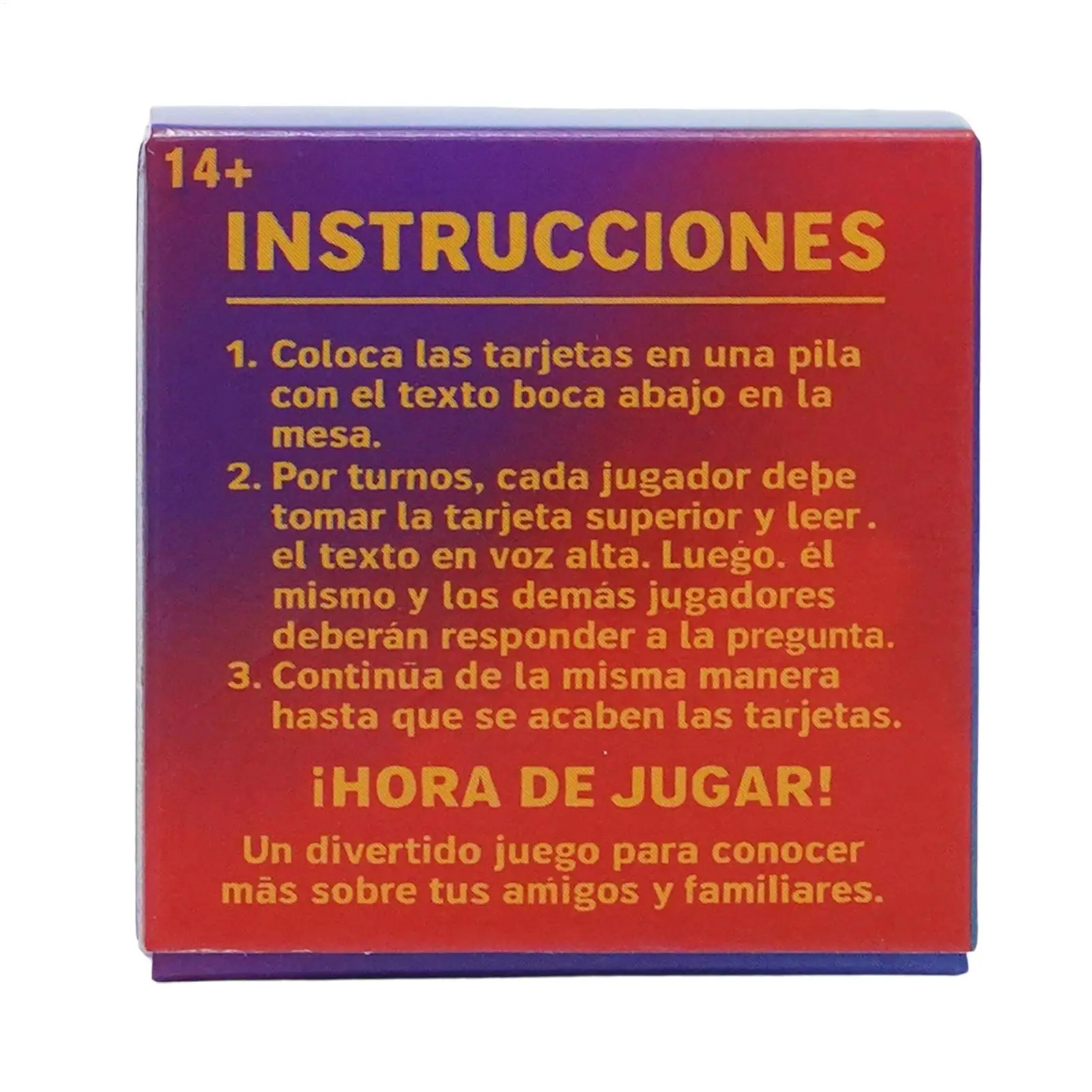 Cartas de conversación familiares en español para fiestas caseras - imagen 2