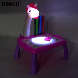 Mesa de Dibujo Proyector LED UNGH para Niños Juguete Educativo
