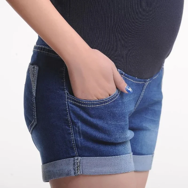Shorts de embarazo holgados transpirables con cinturilla elástica - imagen 5